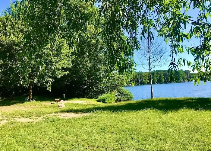 Partners Haus Clemens - Gemütliches Holzhaus Mit Grundstück Nahe Badesee *